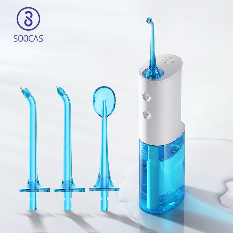 L’irrigateur portatif dentaire de Jet d’eau d’usb de Soocas W3 a Rechargeable l’irrigateur IPX7 pour nettoyer des dents